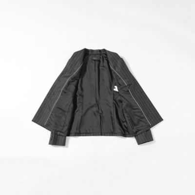 【ＥＰＯＣＡ　ＤＩ　ＢＡＳＥ】　コンパクトウールフラノ　スタンドカラージャケット　《ＷＥＢ＆一部店舗限定》（Ｍ５Ｅ１７４５９＿＿）