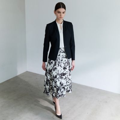 【極美品】Theory Vネックノーカラージャケット ボタンレス ノーラペル theory executive ノーカラージャケット 36｜Yahoo!フリマ（旧