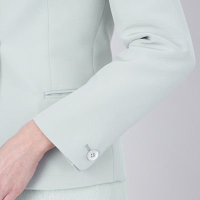 【ＥＰＯＣＡ　ＤＩ　ＢＡＳＥ】　ウールシルクダブルクロス　ノーカラージャケット　《ＷＥＢ＆一部店舗限定》（Ｍ５Ｅ２０５４０＿＿）