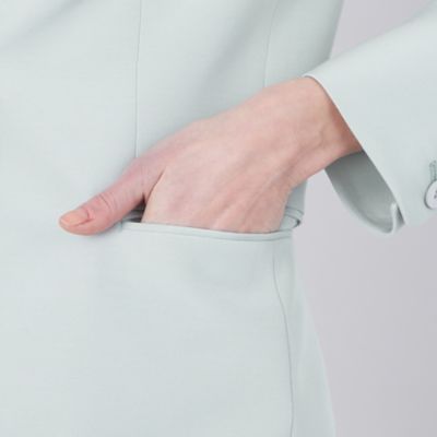 【ＥＰＯＣＡ　ＤＩ　ＢＡＳＥ】　ウールシルクダブルクロス　ノーカラージャケット　《ＷＥＢ＆一部店舗限定》（Ｍ５Ｅ２０５４０＿＿）