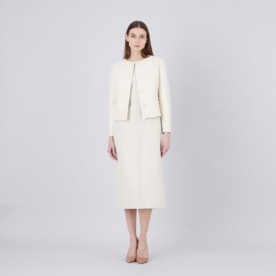 【ＥＰＯＣＡ　ＤＩ　ＢＡＳＥ】　メタルラメジャカード　ノーカラージャケット　《ＷＥＢ＆一部店舗限定》（Ｍ５Ｅ２１５４５＿＿）