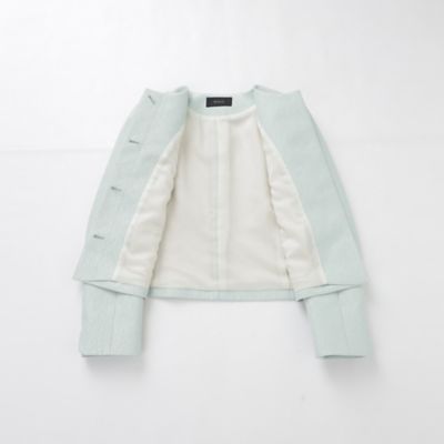 【ＥＰＯＣＡ　ＤＩ　ＢＡＳＥ】　メタルラメジャカード　ノーカラージャケット　《ＷＥＢ＆一部店舗限定》（Ｍ５Ｅ２１５４５＿＿）