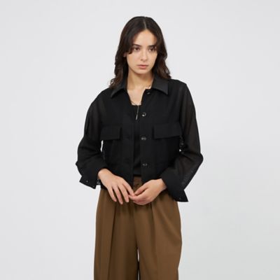 エポカ　オーガンジー シアーブルゾン エポカ オーガンジー シアーブルゾン オーガンジー シアー