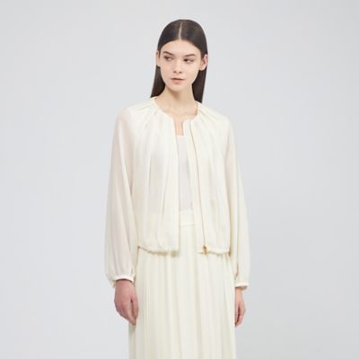 ＜EPOCA (Women)＞カラミメッシュ　シアーライトブルゾン（Ｍ５Ｅ２３５４２＿＿）