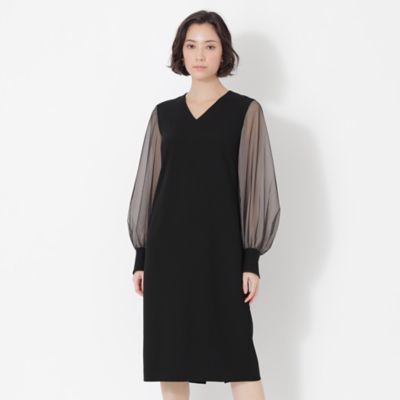 ＜EPOCA (Women)＞バックサテンジョーゼット　ドレス（Ｍ５Ｊ０４１１３＿＿）