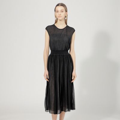 ＜EPOCA (Women)＞【ＥＰＯＣＡ　ＤＩ　ＢＡＳＥ】シアープリーツ　ニットドレス《ＷＥＢ＆一部店舗限定》（Ｍ５Ｊ０５３２０＿＿）