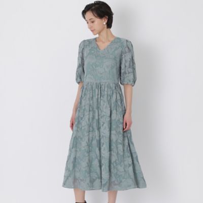 ＜EPOCA (Women)＞エンブロイダリーフラワーレース　フレアドレス（Ｍ５Ｊ０８１４４＿＿）