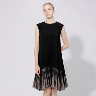 ＜EPOCA (Women)＞トリアセクロス　プリーツコンビドレス（Ｍ５Ｊ０９２２２＿＿）