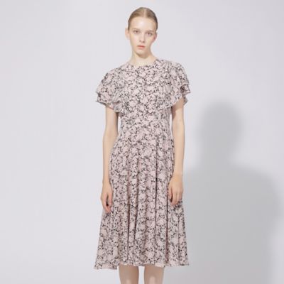＜EPOCA (Women)＞アブストラクトプリント　フレアドレス（Ｍ５Ｊ１２２２５＿＿）