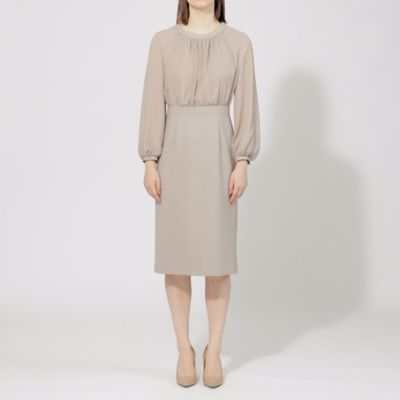 【２４　ＴＷＥＮＴＹ　ＦＯＵＲ　Ｎｏｂｌｅ】　シフォンコンビドレス（Ｍ５Ｊ１２４３６＿＿）