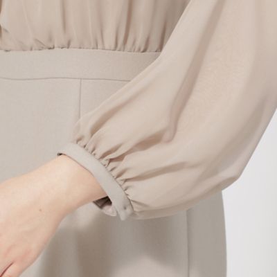 【２４　ＴＷＥＮＴＹ　ＦＯＵＲ　Ｎｏｂｌｅ】　シフォンコンビドレス（Ｍ５Ｊ１２４３６＿＿）