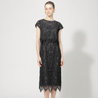 ＜EPOCA (Women)＞ラッセルレース　ドッキングドレス（Ｍ５Ｊ１３３３８＿＿）