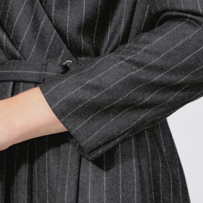 【ＥＰＯＣＡ　ＤＩ　ＢＡＳＥ】　コンパクトウールフラノ　カシュクールドレス　《ＷＥＢ＆一部店舗限定》（Ｍ５Ｊ１４４５９＿＿）