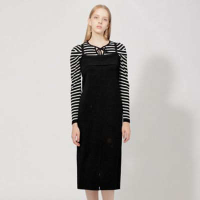＜EPOCA (Women)＞【Ｌａ　ｍａｇｌｉａ】ミラノリブキャミソールドレス（Ｍ５Ｊ１５２２６＿＿）