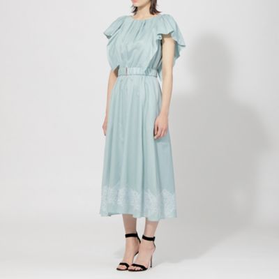 【ＥＰＯＣＡ　ＤＩ　ＢＡＳＥ】　レースコンビライトコットン　フレアドレス　《ＷＥＢ＆一部店舗限定》（Ｍ５Ｊ１７３５４＿＿）