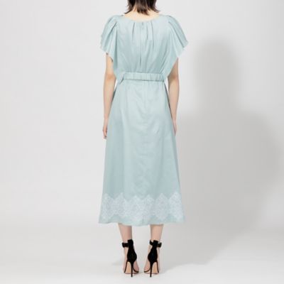 【ＥＰＯＣＡ　ＤＩ　ＢＡＳＥ】　レースコンビライトコットン　フレアドレス　《ＷＥＢ＆一部店舗限定》（Ｍ５Ｊ１７３５４＿＿）