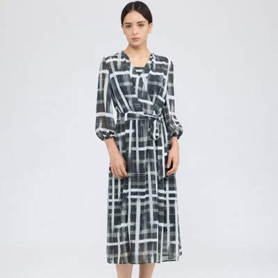 EPOCA (Women)/エポカ ジオメトリックプリント カシュクールワンピース(M5J24610__)