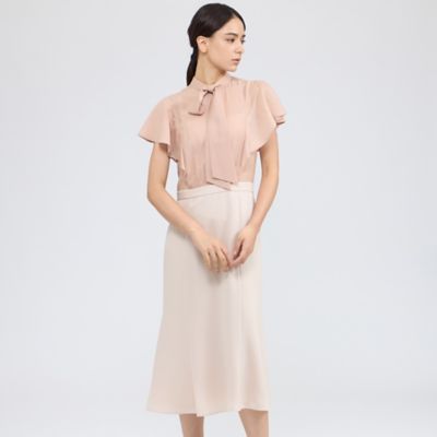 シフォンコンビ　デザインドレス（Ｍ５Ｊ２５６１３＿＿）