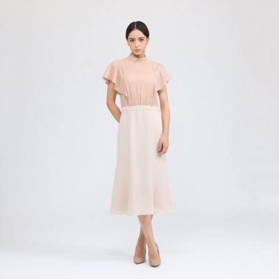 シフォンコンビ　デザインドレス（Ｍ５Ｊ２５６１３＿＿）