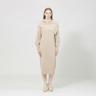 made in heaven レイヤード ニット ドレス ワンピース スリット｜ 