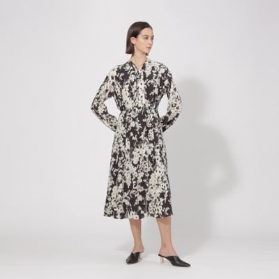 【ＥＰＯＣＡ　ＤＩ　ＢＡＳＥ】シルクフラワープリント　フレアドレス《ＷＥＢ＆一部店舗限定》（Ｍ５Ｊ３６２０２＿＿）