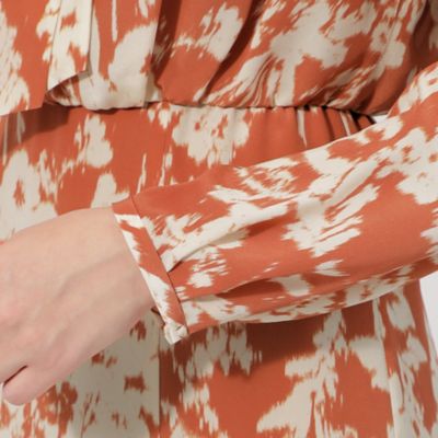 【ＥＰＯＣＡ　ＤＩ　ＢＡＳＥ】シルクフラワープリント　フレアドレス《ＷＥＢ＆一部店舗限定》（Ｍ５Ｊ３６２０２＿＿）