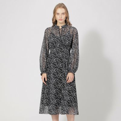 ＜EPOCA (Women)＞スモールフラワープリント　ドレス（Ｍ５Ｊ３７２０３＿＿）