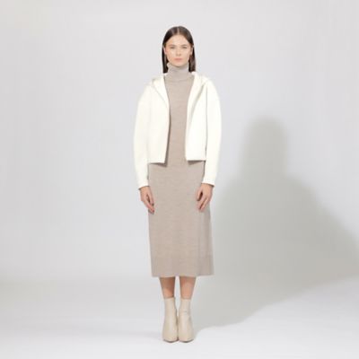 WEB限定】 ウォッシャブルウール タートルニットワンピース