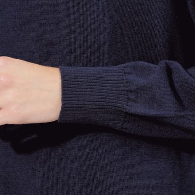 WEB限定】 ウォッシャブルウール タートルニットワンピース