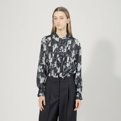 ＜EPOCA (Women)＞【ＥＰＯＣＡ　ＤＩ　ＢＡＳＥ】シルクレーヨン　フラワープリントブラウス　《ＷＥＢ＆一部店舗限定》（Ｍ５Ｍ０２３２２＿＿）
