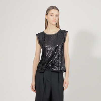 ＜EPOCA (Women)＞【ＥＰＯＣＡ　ＤＩ　ＢＡＳＥ】ブリリアントスパンコール　ブラウス　《ＷＥＢ＆一部店舗限定》（Ｍ５Ｍ０３３２３＿＿）