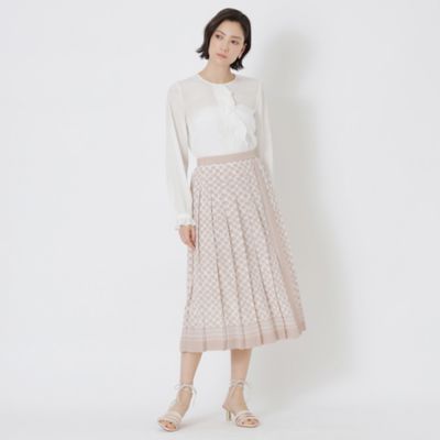 シルクラッフルデザイン　ブラウス（Ｍ５Ｍ０８１３１＿＿）