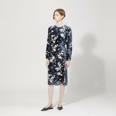 【ＥＰＯＣＡ　ＤＩ　ＢＡＳＥ】　フラワーオパールプリント　パフスリーブブラウス　《ＷＥＢ＆一部店舗限定》（Ｍ５Ｍ０８４２１＿＿）