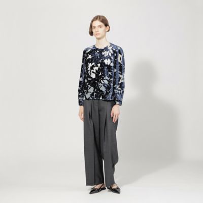 【ＥＰＯＣＡ　ＤＩ　ＢＡＳＥ】　フラワーオパールプリント　パフスリーブブラウス　《ＷＥＢ＆一部店舗限定》（Ｍ５Ｍ０８４２１＿＿）
