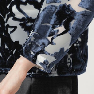 【ＥＰＯＣＡ　ＤＩ　ＢＡＳＥ】　フラワーオパールプリント　パフスリーブブラウス　《ＷＥＢ＆一部店舗限定》（Ｍ５Ｍ０８４２１＿＿）