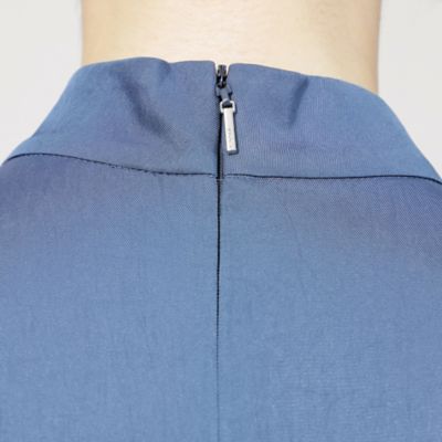 【ＥＰＯＣＡ　ＤＩ　ＢＡＳＥ】　ブライトツイル　スタンドカラーブラウス　《ＷＥＢ＆一部店舗限定》（Ｍ５Ｍ０９４２２＿＿）