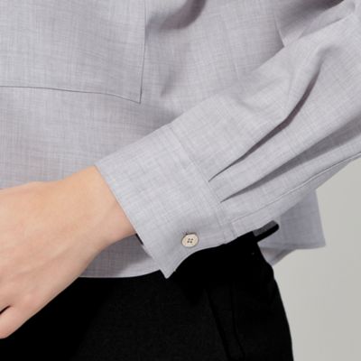【ＬＡ　ＭＡＧＬＩＡ　ＩＮ　ＣＡＳＡ】ショートシャツブルゾン《ＷＥＢ＆一部店舗限定》（Ｍ５Ｍ１０２６６＿＿）