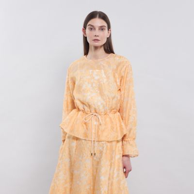 EPOCA (Women)/エポカ シアーフィオーレジャカード　ペプラムブラウス（Ｍ５Ｍ１２５１７＿＿）