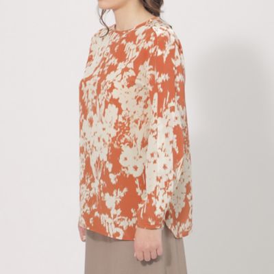 【ＥＰＯＣＡ　ＤＩ　ＢＡＳＥ】シルクフラワープリントブラウス《ＷＥＢ＆一部店舗限定》（Ｍ５Ｍ１４２０２＿＿）