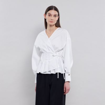 EPOCA (Women)/エポカ スビンタイプライター カシュクールブラウス(M5M17534__)