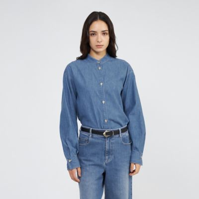 ライトデニム ボウタイブラウス（M5M38663＿＿） | EPOCA