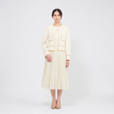 トリミングニット ジップアップジャケット（M5N05715＿＿