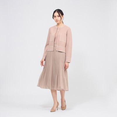 トリミングニット ジップアップジャケット（M5N05715＿＿