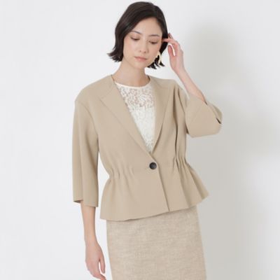 コットンミックスストレッチ　ニットジャケット（Ｍ５Ｎ０６１２２＿＿）