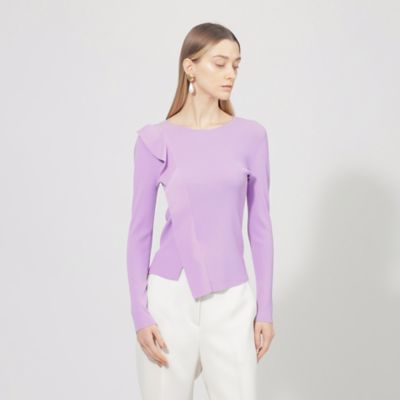 レーヨンストレッチ　ラッフルデザインニット（Ｍ５Ｎ０８３０３＿＿）