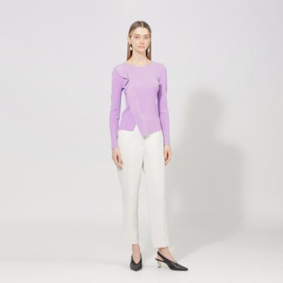 レーヨンストレッチ　ラッフルデザインニット（Ｍ５Ｎ０８３０３＿＿）