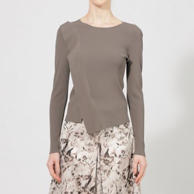 レーヨンストレッチ　ラッフルデザインニット（Ｍ５Ｎ０８３０３＿＿）