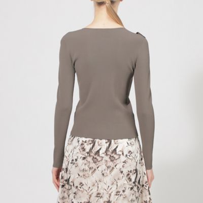 レーヨンストレッチ　ラッフルデザインニット（Ｍ５Ｎ０８３０３＿＿）