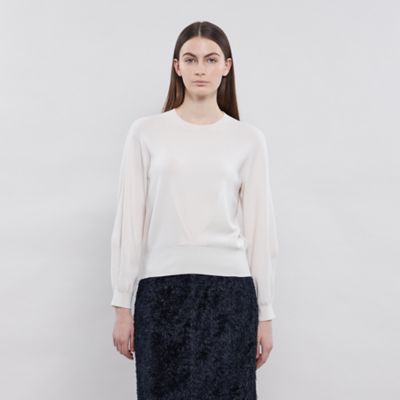 ＜EPOCA (Women)＞キュプラナイロン　フロントタックニット（Ｍ５Ｎ１０５０２＿＿）