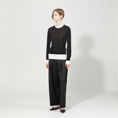 【ＥＰＯＣＡ　ＤＩ　ＢＡＳＥ】　ウールシルク　バイカラーニット　《ＷＥＢ＆一部店舗限定》（Ｍ５Ｎ１５４２３＿＿）